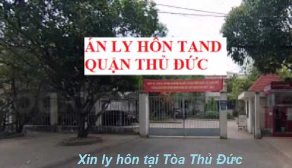 xin ly hôn tại Tòa Thủ Đức